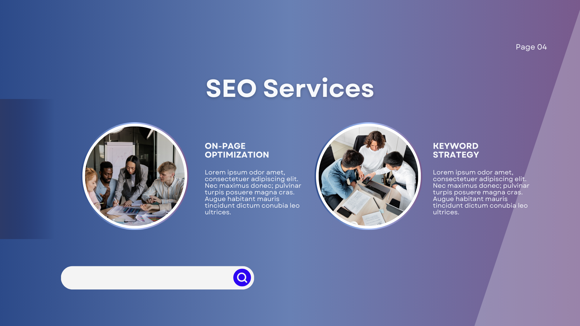 Blue Purple Modern Digital Marketing Agency Presentation